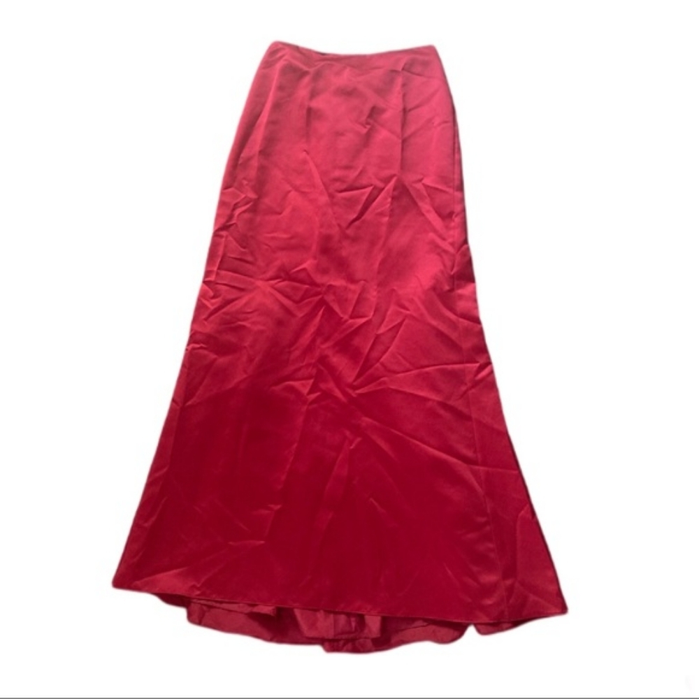 Size 12 David's Bridal Tailored Red Trumpet Skirt